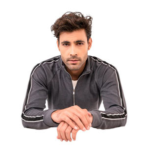 Chándal de tela suave para hombre para uso diario, chándal para hombre con cuello levantado y cremallera, Conjunto Clásico de chándal de dos piezas para hombre - Product Image 4