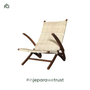 Modern One-Seater Teak Wood Rattan Chaise <b>Lounge</b> <b>Chair</b> Durable Furniture for Living Room Apartment Villa Hotel Beach Restaurant - Product Image 2