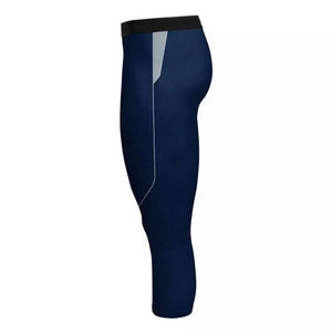 Vêtements de sport de gym en gros, pantalons de compression pour hommes, poches, leggings de sport respirants et frais, sous-vêtements de sport, leggings de course à pied - Product Image 5