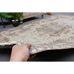 พรมตุรกีโบราณสีเบจ-ชมพู5.2x9.7ft แบนสานสไตล์คลาสสิกสำหรับการตกแต่งห้องนั่งเล่นลวดลายห้องโถง - Product Image 4