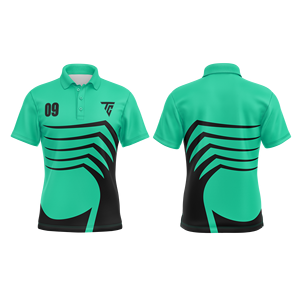 Logo personnalisé pour homme, maillot d'impression numérique 3D par sublimation pour polo, tee-shirts de golf solides et décontractés à manches courtes, pièce complète - Product Image 2