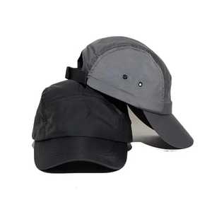 Sombrero para correr de nailon no estructurado de 5 paneles a prueba de rayos UV de alta calidad para hombre, gorra de béisbol deportiva impermeable, sombrero de copa para uso en verano - Product Image 1