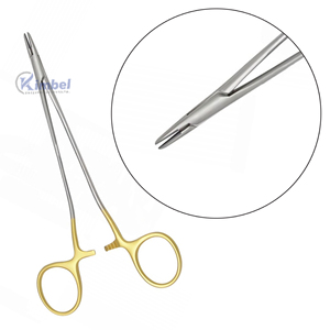 ชุดเครื่องมือผ่าตัดแบบใช้มือ KIMBEL German Steel ขนาด 6 นิ้ว พร้อมที่จับเข็มแบบสวีเดน สำหรับเย็บแผล - Product Image 1