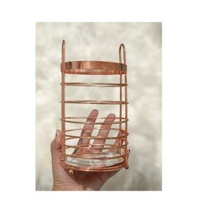 Soporte para cubiertos de cobre de calidad creativa, diseño atractivo, decoración para mesa de comedor, soporte para cubiertos de Indian Metal World - Product Image 1