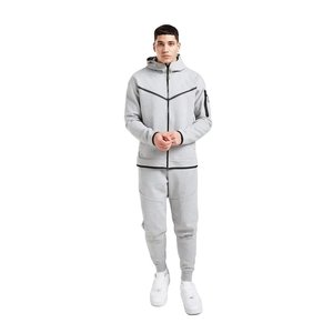 Vêtements de sport survêtements d'entraînement en polaire Gym Fitness Tech ensemble deux pièces pour hommes survêtement de jogging pour hommes - Product Image 1