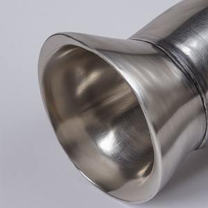 Jarrón de metal de hierro con acabado mate negro con base artística fuerte, perfecto para casas modernas de lujo y decoración de banquetes - Product Image 2