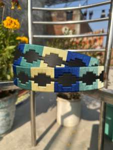 เข็มขัดหนังวัวแท้สไตล์โปโล วินเทจสไตล์ชาวอาร์เจนตินา หัวเข็มขัดทองเหลืองแท้ ปรับแต่งได้ พร้อมปักโลโก้ตามสั่ง - Product Image 2