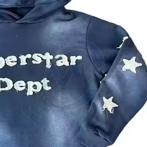 Sweat-shirts à capuche brodés de haute qualité - Motif uni, design d'hiver à capuche, écologique et respirant, fabriqué au Pakistan - Product Image 5