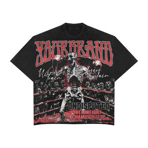 T-shirt de luxe en coton lourd pour homme | T-shirt imprimé personnalisé respirant et doux - Product Image 1