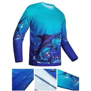Ropa protectora de pesca Upf50, camisas de pesca transpirables de secado rápido de manga larga para hombres, ropa de pesca, protección Uv de secado rápido - Product Image 3
