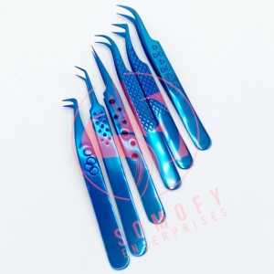 แหนบตัดขนตา Somofy Enterprises โลโก้สั่งทำได้ ทนทาน ผลิตจากสแตนเลสญี่ปุ่น ความยาว 10 มม. ปลายเรียบ สำหรับมืออาชีพ - Product Image 2