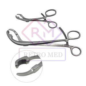 Fórceps de tijera para sujetar huesos, Manual autocentrante quirúrgico, instrumentos ortopédicos grandes/pequeños, INSTRUMENTOS MEDICAB - Product Image 1