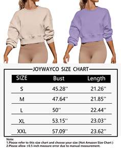Personnalisé décontracté entraînement Crop sweat-shirt confortable à manches longues hauts pullover lâche poids lourd goutte épaule avant respirant - Product Image 6