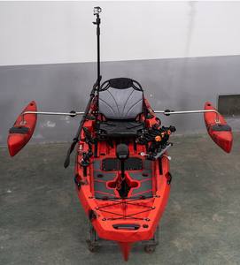Kayak assis sur le dessus à propulsion électrique professionnel gouvernail de pêche en mer <span class=keywords><strong>moteur</strong></span> <span class=keywords><strong>hors</strong></span>-<span class=keywords><strong>bord</strong></span> électrique bateau pliable surf vagues voile - Product Image 2