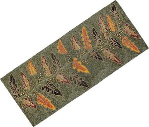 Christmas Decorative and Leaves Design Beaded <b>Runner</b> Placemat <b>Dining</b> <b>Table</b> Fancy Mat Handmade Decorative <b>Runners</b> for Wedding - Product Image 3