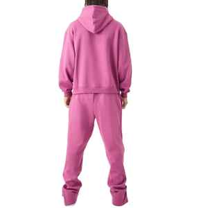 Survêtements en coton épais à logo personnalisé Survêtements en coton 600gsm French Terry Ensemble de sweats à capuche et de pantalons de survêtement pour hommes - Product Image 5