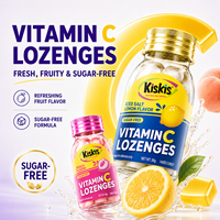 KisKis Plum Flavor After Meal Hotel Restaurant Sugar Free Vitamin C Lozenges Refreshing Fresh Breath Hard Candy