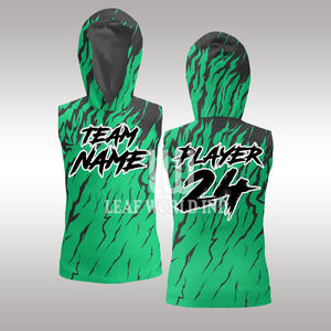 Camiseta sin Mangas Personalizada con Sublimación, Diseño de Rayas de Tigre, Ropa Deportiva de Secado Rápido, Compresión, para Entrenamiento de Baloncesto - Product Image 5