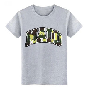 T-shirt à épaules tombantes, lourd, brodé, imprimé, ample, doux, 100% coton, col rond, brodé - Product Image 4