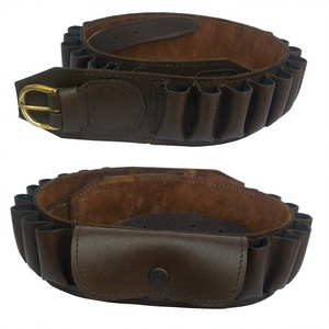 Ceinture de chasse en cuir OEM durable avec porte-cartouches, système MOLLE à dégagement rapide et personnalisation de la marque - Product Image 1