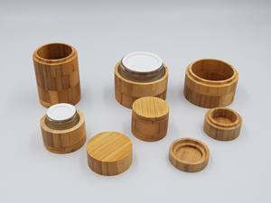 Frascos cosméticos de bambú y vidrio, alta calidad, respetuosos con el medio ambiente, de clase alta, de Vietnam, superventas - Product Image 4