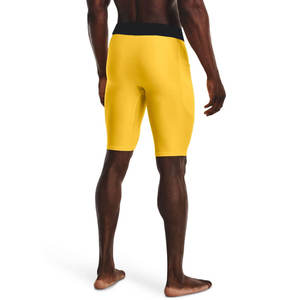 Pantalones cortos de compresión para entrenamiento de secado rápido Vintage de cintura media para hombre, pantalones cortos elásticos para gimnasio para deporte, correr, teñido liso, caliente - Product Image 4