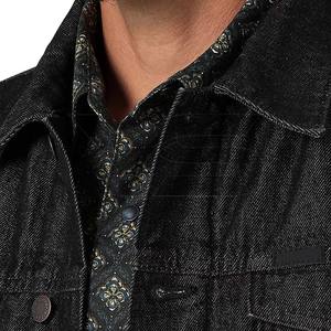 Vente en gros, nouvelle veste en jean grande taille à la mode pour hommes, vêtements et manteaux d'hiver de style décontracté pour hommes - Product Image 6