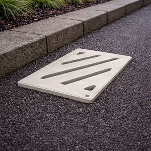 Rejilla de Drenaje de UPVC/WPC Ecológica Directa de Fábrica 40x60 cm D400 EN124 de Alta Resistencia para Uso en Hoteles y Jardines Exteriores - Product Image 3