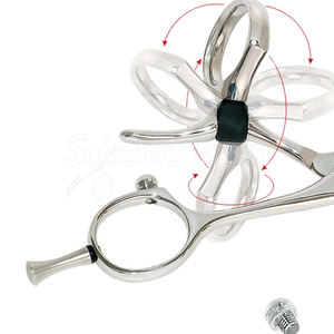 กรรไกรผอมบางแบบหมุนนิ้วหัวแม่มือหมุนได้ปรับความตึงได้และจับสบาย - Product Image 6