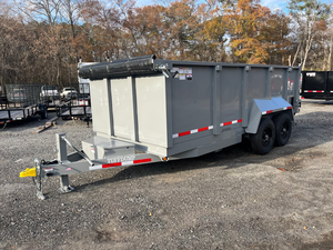 Hot Selling Hydraulic <b>Farm</b> Gooseneck Dump <b>Trailer</b> Heavy Duty Various Colors High Productivity 10m Tow Bar 2-Year Gear Motor - Product Image 2
