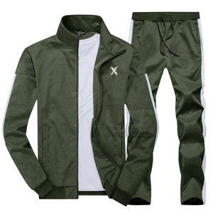 Ensemble de survêtement pour homme tendance pour l'hiver, design uni, tissu léger 100% polyester, respirant, confortable, usage décontracté, haute qualité - Product Image 2