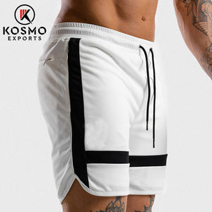 Pantalones cortos activos de secado rápido para hombre con bolsillos, pantalones cortos de culturismo para deportes - Product Image 3