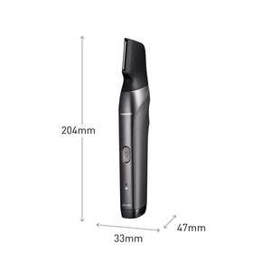 Recortadora de Pelo 3 en 1 Recargable con Cuchilla de Acero Inoxidable, 4 Accesorios, Peine, Resistente al Agua IPX7 para Afeitar la Barba con Precisión en RV - Product Image 2