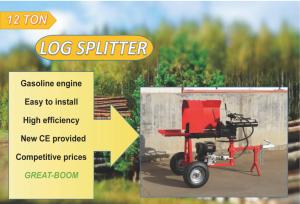 <span class=keywords><strong>Fendeuse</strong></span> automatique de bois de feu 12 tonnes horizontale avec opération sur support Petite <span class=keywords><strong>fendeuse</strong></span> de bûches de bois de chauffage avec ce - Product Image 2