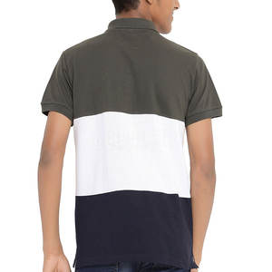 เสื้อโปโลผู้ชายแฟชั่นล่าสุดระบายอากาศได้เสื้อโปโลแขนสั้น - Product Image 3