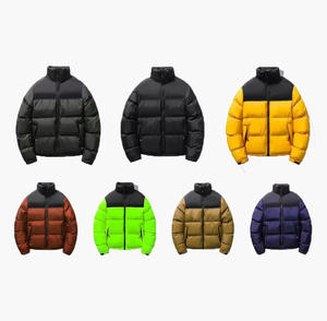 แจ็กเก็ตบุนวมแบบลำลองของผู้ชายเสื้อแจ็กเก็ตยีนส์แฟชั่นแขนพองสำหรับฤดูหนาวมาใหม่2025มีลายตัวอักษร - Product Image 6