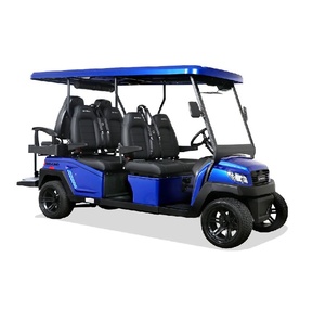 Elegante carrito de golf de 6 plazas con batería de iones de litio en venta, ideal para complejos turísticos, parques y campus, con un aspecto elegante y un motor potente. - Product Image 2