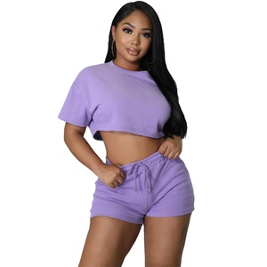 ชุดลำลองสองชิ้นสำหรับผู้หญิงชุดออกกำลังกาย2025ใหม่โลโก้ฤดูร้อน - Product Image 2