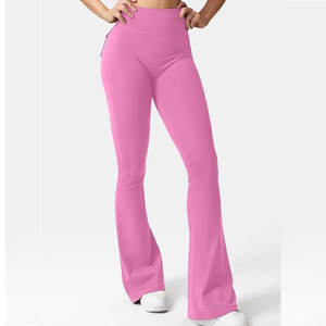 กางเกงเลกกิ้งออกกำลังกายเอวสูงสำหรับผู้หญิงเลกกิ้งออกกำลังกายฟิตเนสยิมโยคะไร้รอยต่อ - Product Image 1