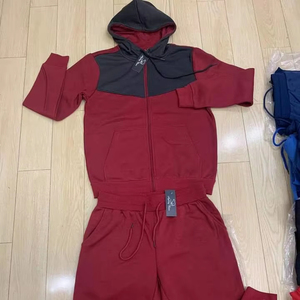 Conjunto Deportivo de Algodón Estampado de Invierno Unisex Informal, Ligero y Transpirable de Alta Calidad OEM, Sudadera con Capucha de Manga Larga para Correr - Product Image 1