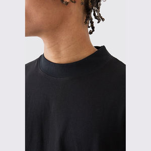 T-shirt surdimensionné pour hommes, 2025 coton, manches courtes, col rond, coupe ample, design de logo, poids en tissu, nouveauté 100% - Product Image 2