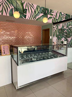 Équipement de réfrigération de congélateur d'étalage d'affichage de Gelato pour l'affichage de crème glacée