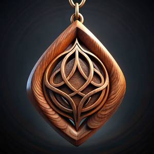 YOUR <b>NECKLACES</b> FOR WOMEN MEN NATURAL <b>LARGE</b> BOHO TRIBAL SONO WOODEN <b>Pendant</b> on Adjustable Cord Handmade <b>Necklace</b> - Product Image 1