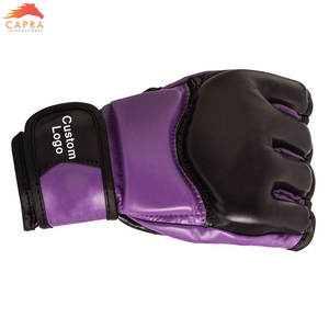 Guantes de cuero MMA hechos a medida de diseño superior para gimnasio, boxeo, guantes de entrenamiento de lucha - Product Image 5