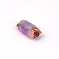 Pierre précieuse en vrac pour la fabrication de bijoux, pierre naturelle Bi amétrine de couleur violette jaune