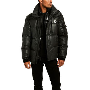 High Quality Custom Lightweight Quilted <b>Puffer</b> <b>Jacket</b> for Men Winter Streetwear Topcoat Wholesale <b>Thin</b> Coating - Product Image 3