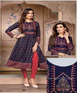 Nouvelle arrivée et designer fête porter broderie blouse indienne dames femmes cousu readymade bas prix en gros surat - Product Image 3