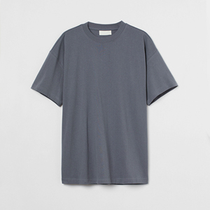 Camiseta de algodón pesado de alta calidad de gran tamaño con hombros caídos y cuello redondo para hombre, diseño de logotipo personalizado, 100% algodón - Product Image 6