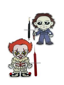 Best Quality Sustainable Acrylic Halloween Doll <b>Lash</b> Tile With Magnet For Eyelash Extension Tweezers Custom <b>Lash</b> Tiles Available - Product Image 3