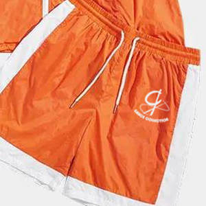 Ensembles coupe-vent à capuche nouveau design avec taille personnalisée ensembles coupe-vent deux pièces courts à vendre - Product Image 4